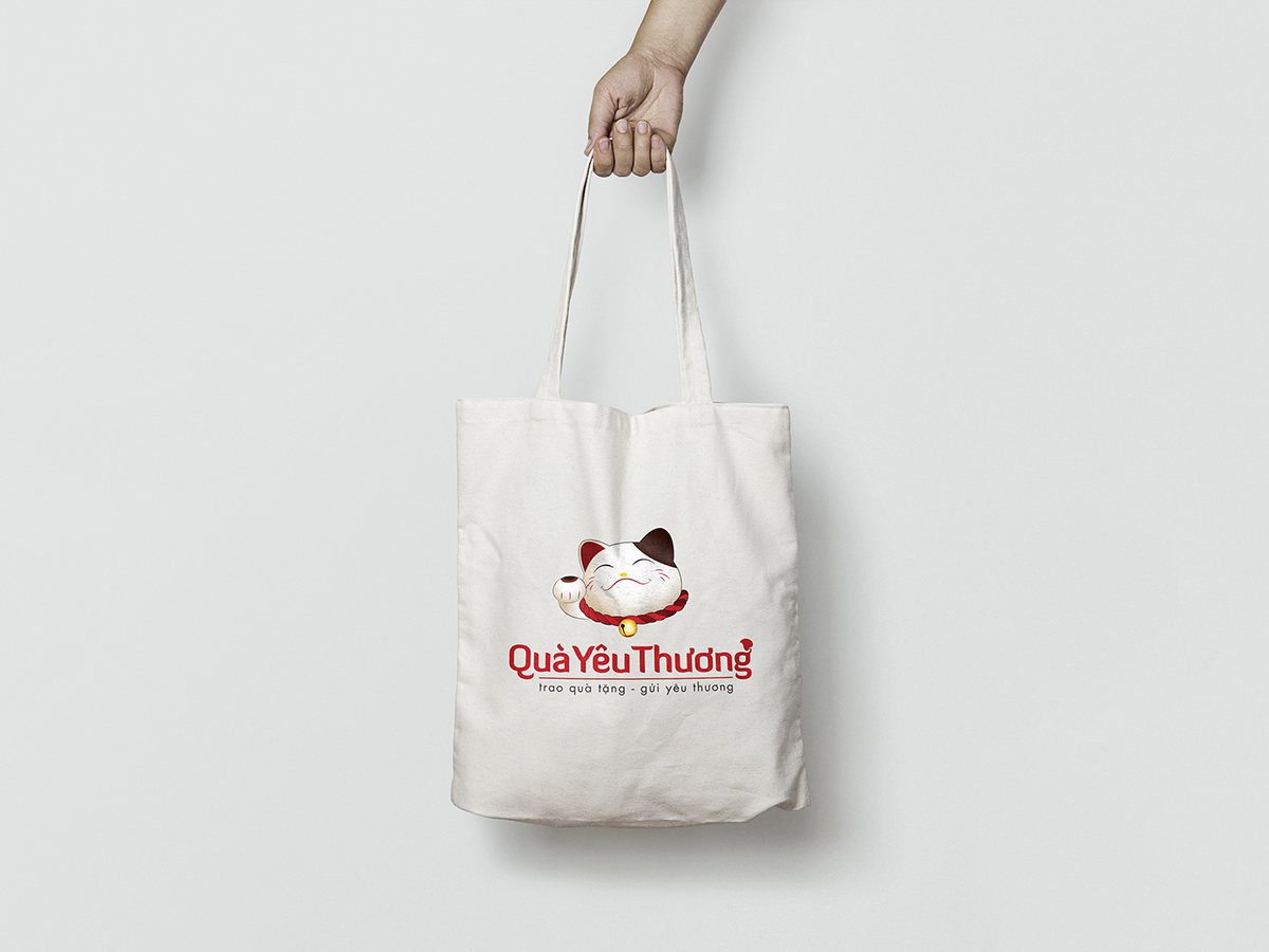 QUÀ YÊU THƯƠNG - Sức sống mới với mẫu thiết kế logo và nhận diện thương hiệu Quà Yêu Thương